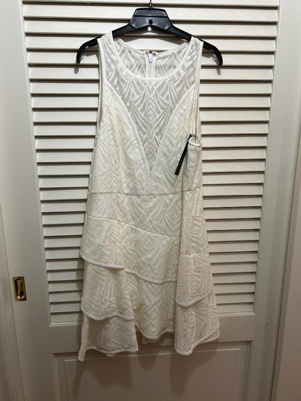 Beautiful White Lace BCBG Dress